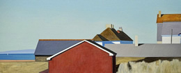 Alex Lowery, West Bay 294, 2017, oil on canvas, 50 x 120 cm