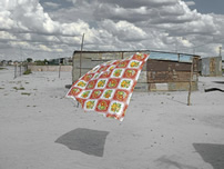 Graeme Williams, Painting Over the Present: Phutanang Township, Kimberley, 2011, image size 41 x 55 cm