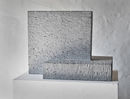 Jake Harvey, Two Planes, 2012, Kilkenny limestone, 30 x 39 x 28 cm