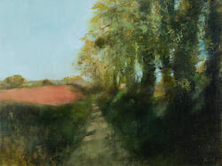 Herefordshire Lane (red earth) by Bridget Macdonald
