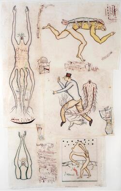 The Plucking of Mandrakes by Simon Lewty <span class='artist-suffix'>1941-2021</span>